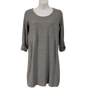 J. Jill gray jersey knit sheath dress size XS - EUC